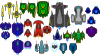 Erulisseuiin Spaceship Pack Clip Art